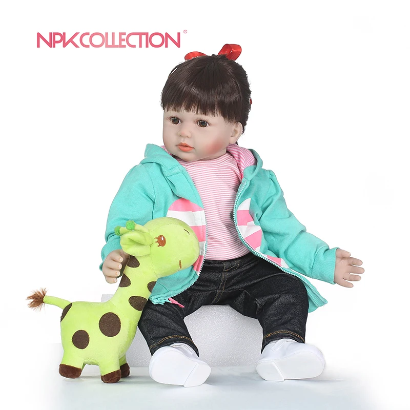 Кукла реборн NPKCOLLECTION силиконовая Реалистичная Модная для принцессы подарок на