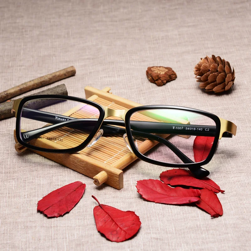 Оправа для очков с квадратной оправой мужчин и женщин оптические простые оправы