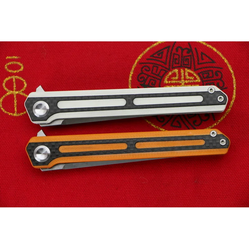 Складной нож LOVOCOO STEDEMON C06 Flipper клинок 440C G10 со стальной ручкой карманный для