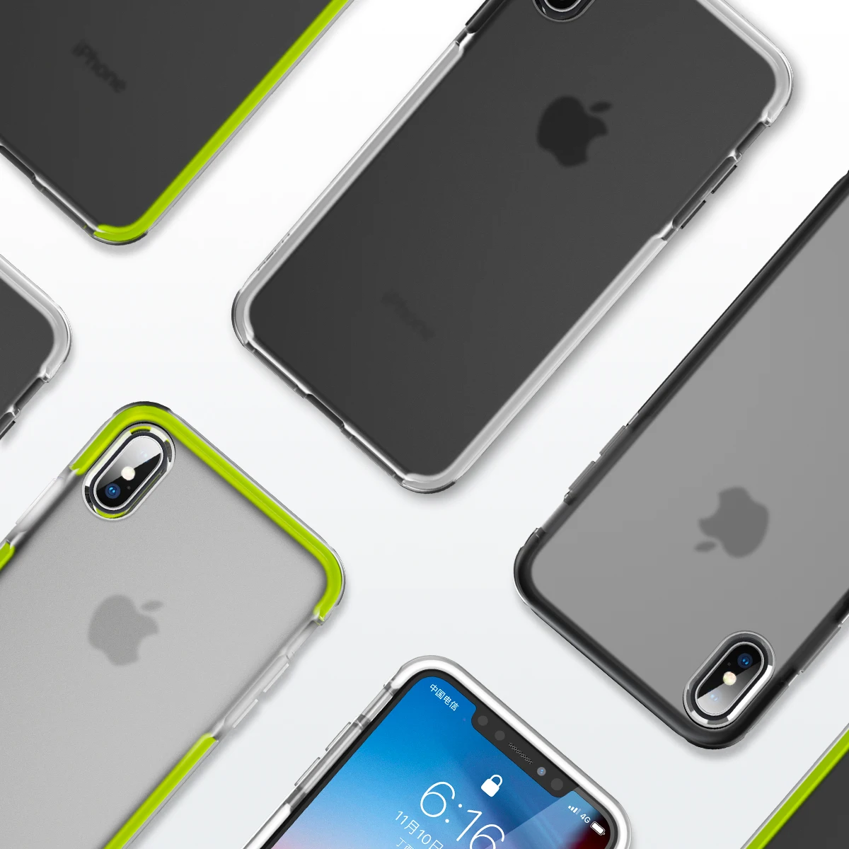 Противоударный чехол ROCK для iPhone XS Max, сверхмощный защитный чехол для iPhone XS XR X, матовый чехол, адсорбция