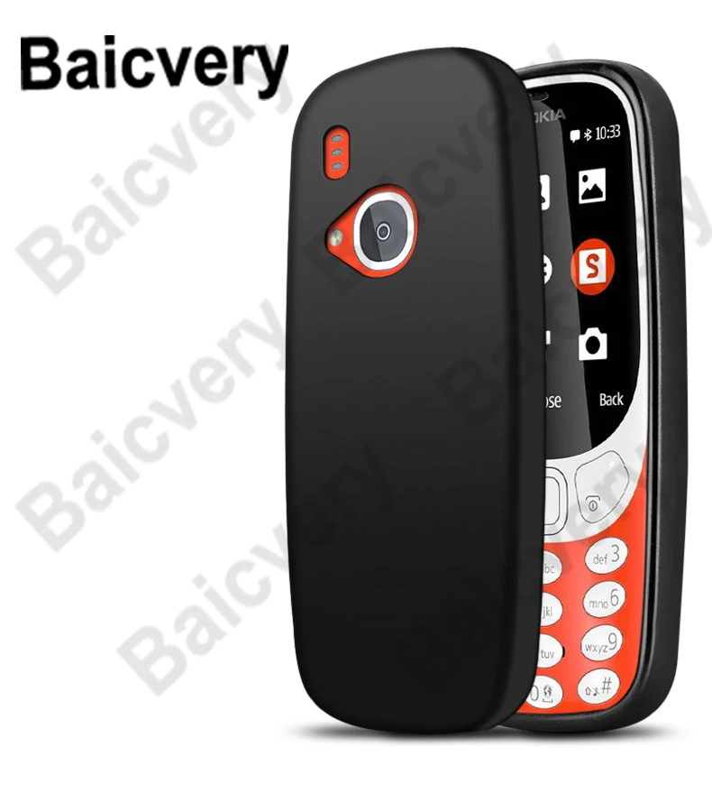Мягкий силиконовый чехол из ТПУ для Nokia 3310 2017 TA 1030 матовый гибкий резиновый