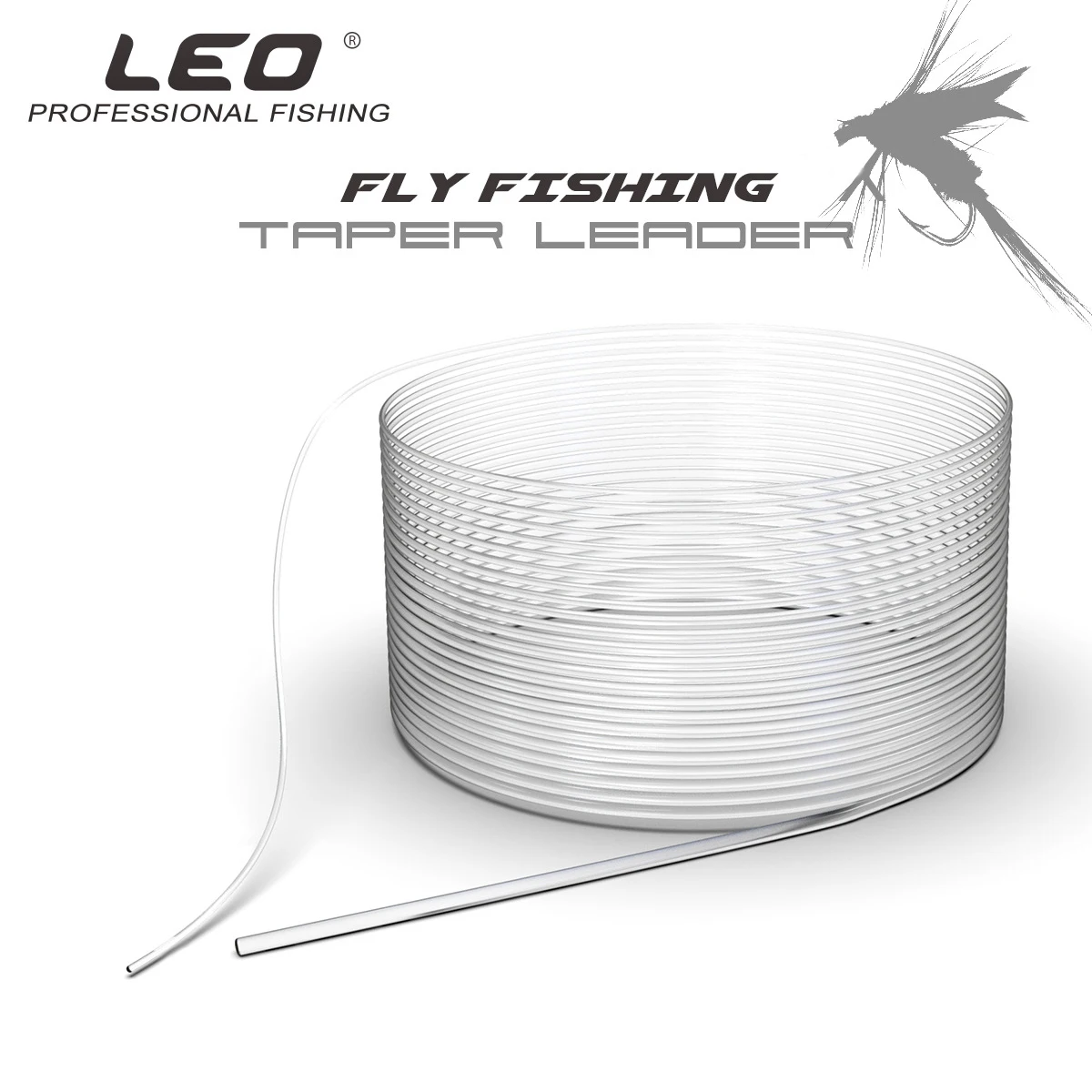 Leo Fly рыболовные лески 27965 Летающий головной убор конус лидер Передняя проволока 9
