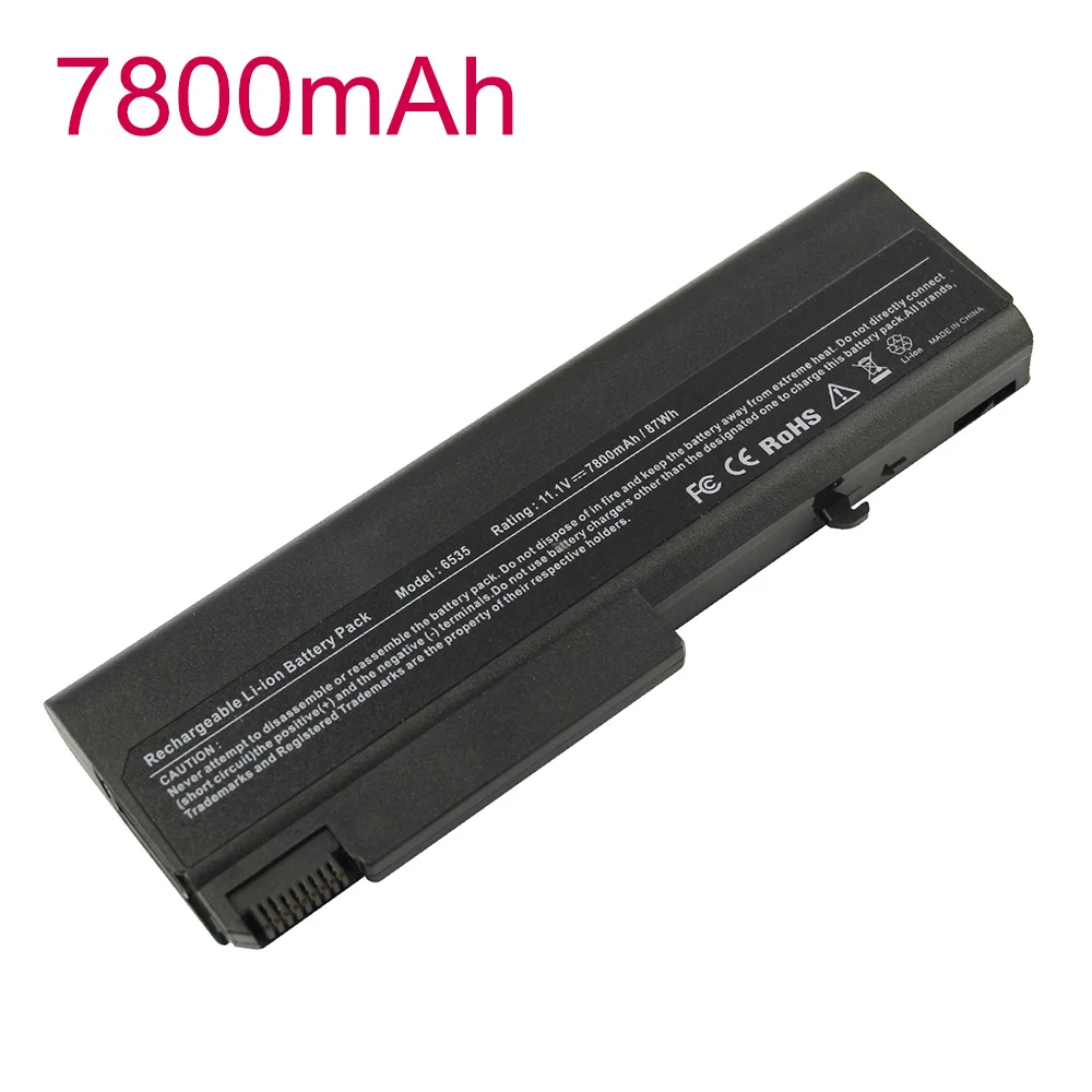 7800mAh для Φ 6535 Compaq 6530b 6535b 6730b 6735b 6500b 6700b 6930p ProBook 6540B Φ|Аккумуляторы ноутбуков| |