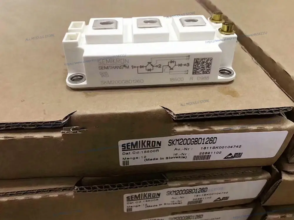 SKM200GBD126D Бесплатная доставка Новый и оригинальный модуль|Детали генератора