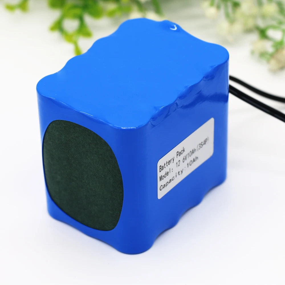 KLUOSI 12V батарея 3S4P 11,1 V/12,6 V 10Ah комплект литий-ионный батарей с 25A сбалансированный BMS светодиодный светильник резервного питания и т. Д