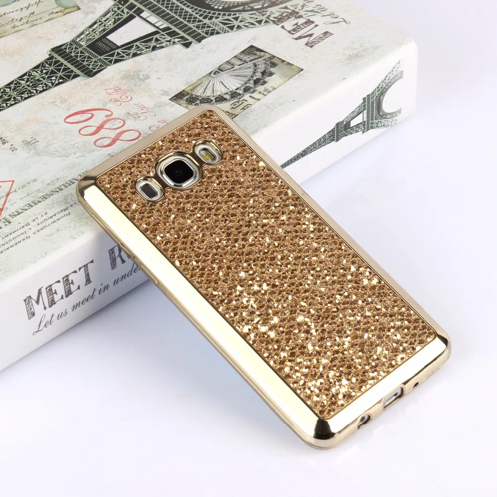 Luxury Glitter Bling Silicone Case For Samsung Galaxy S4 S5 S6 S7 Edge S8 A5 A3 2016 J3 J5 J7 2017 J2 Prime Grand Neo Plus Cover |