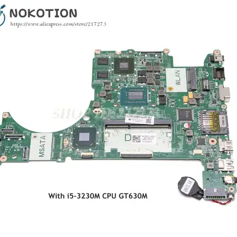 NOKOTION CN-055PXY 055PXY 55PXY DA0JWAMB8C0 для Dell Vostro 5560 материнская плата для ноутбука Стандартный ЦП GT630M GPU
