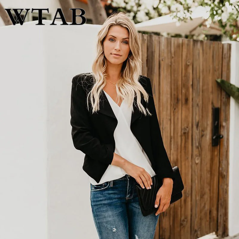 Куртка WTAB Женская хлопковая с отложным воротником S-XXL | одежда