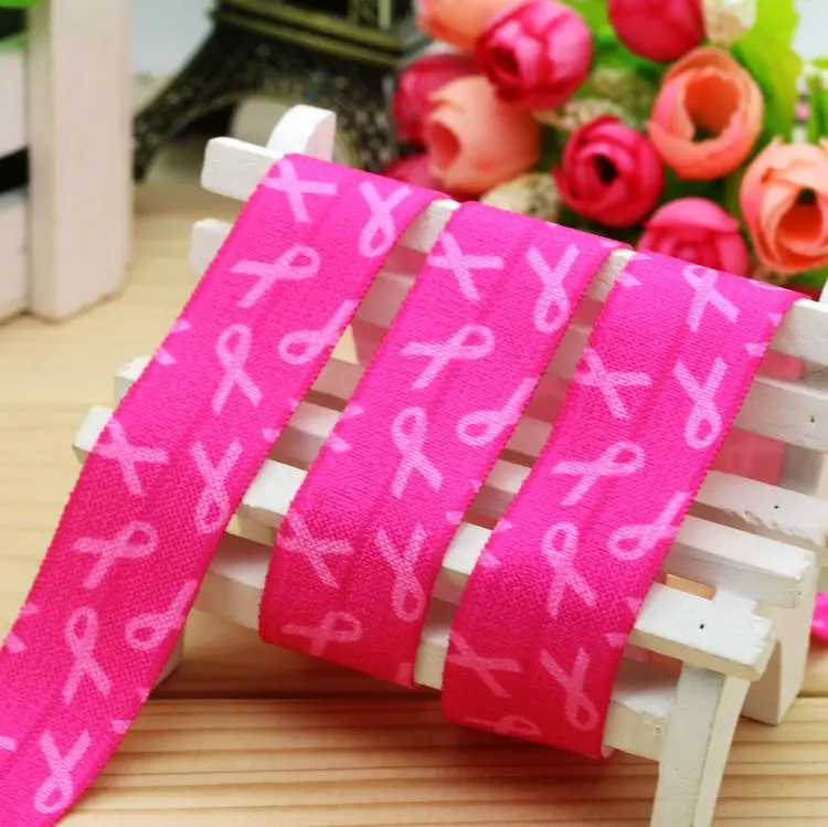 

1'' Free shipping Fold Elastic FOE aids tie printed headband headwear hairband diy decoration wholesale OEM 25mm P5399