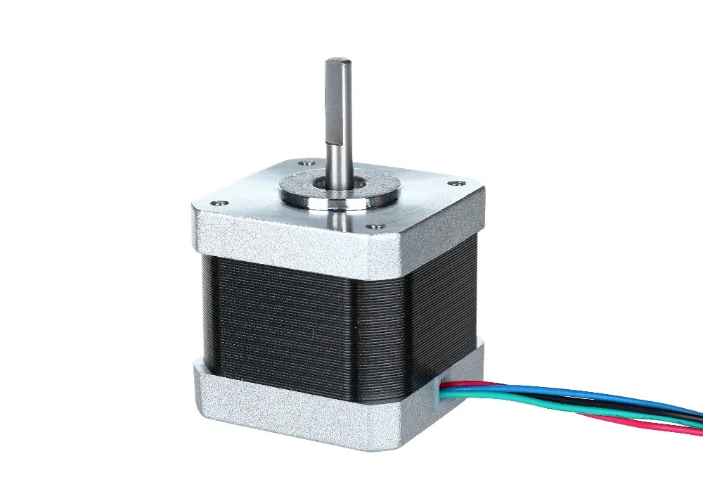 Лучшая цена 5V 10 axis nema 16 шаговый двигатель 20 мм 1.7A 24N. CM 16HS4417P1 CE ROHS | Обустройство