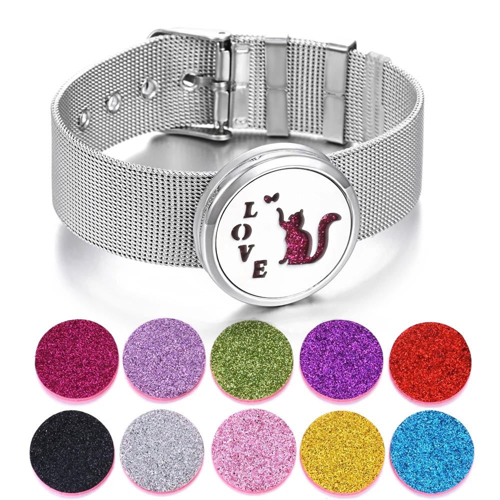 Новый любовь Кошка ароматерапия ювелирные изделия эфирные масла медальон со