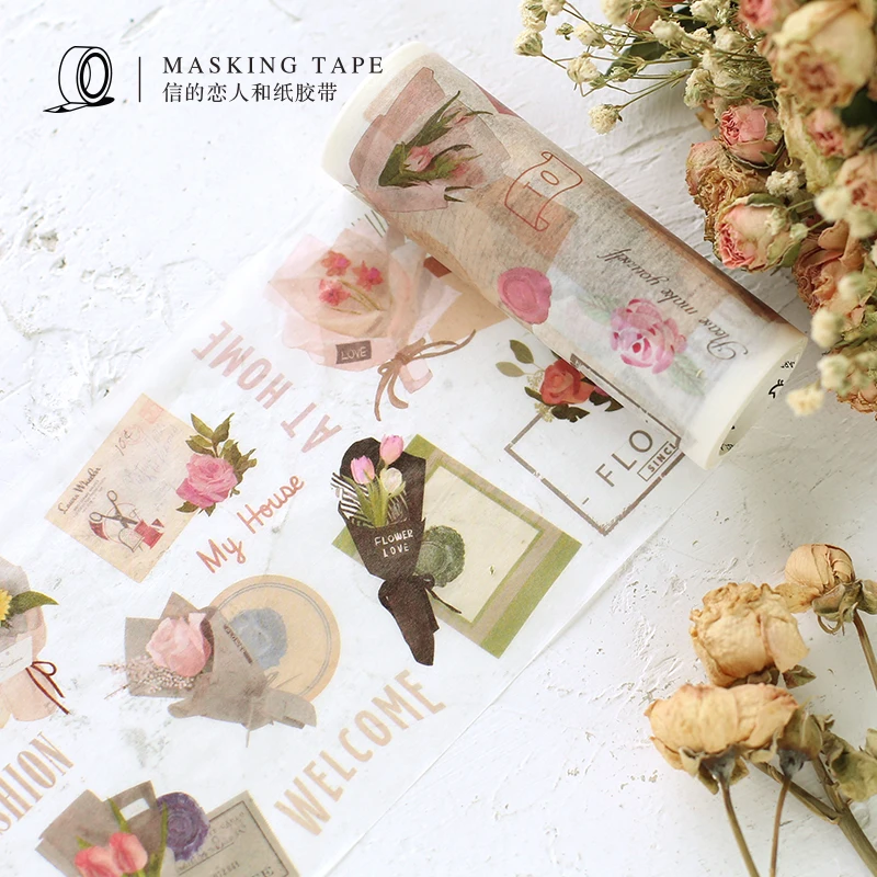 4 шт./лот декоративная лента из медовой бумаги Маскировочная Васи-лента | Офисный