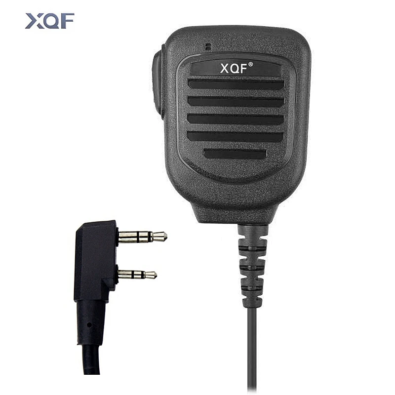 XQF Radio Hand Microphone SM109 Shoulder IP67 Waterproof Mic For Baofeng UV-5R UV-5RE For Kenwood TK-370 Walkie Talkie