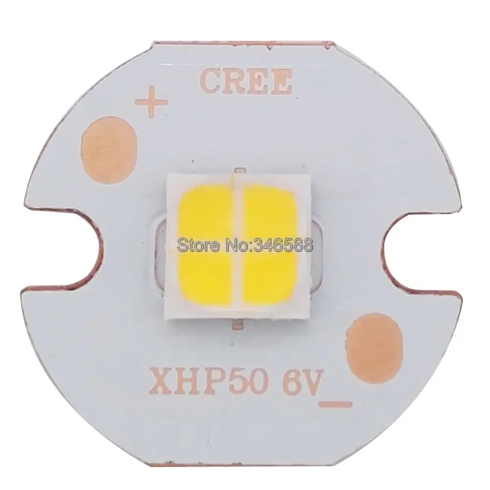 Светодиодный эмиттер высокой мощности Cree XHP50 холодный белый нейтральный теплый 6