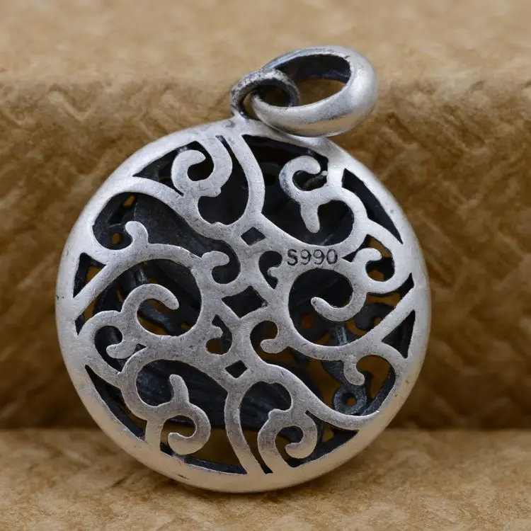 Серебряная подвеска S990 из стерлингового серебра с лисой оптовая продажа