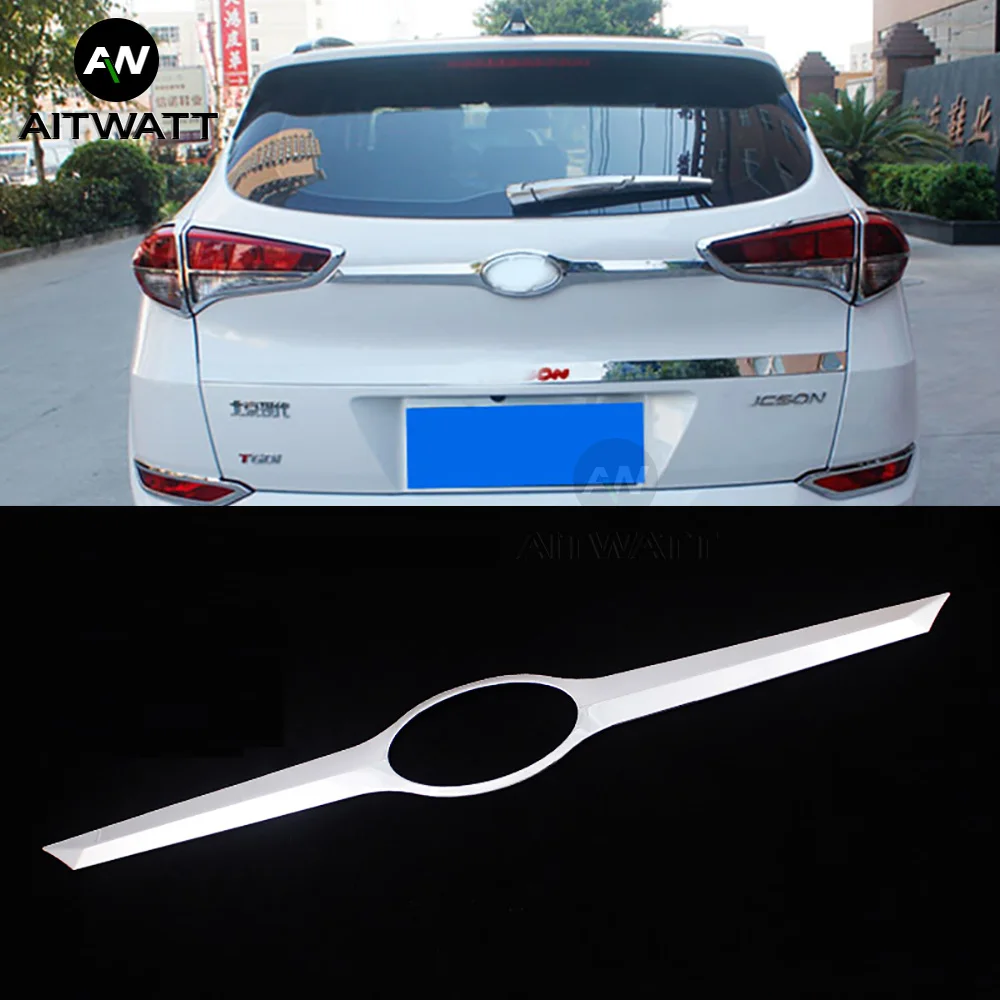 AITWATT для Hyundai Tucson 2015 2016 2017 2018 крышка багажника задняя отделка ABS хром вокруг