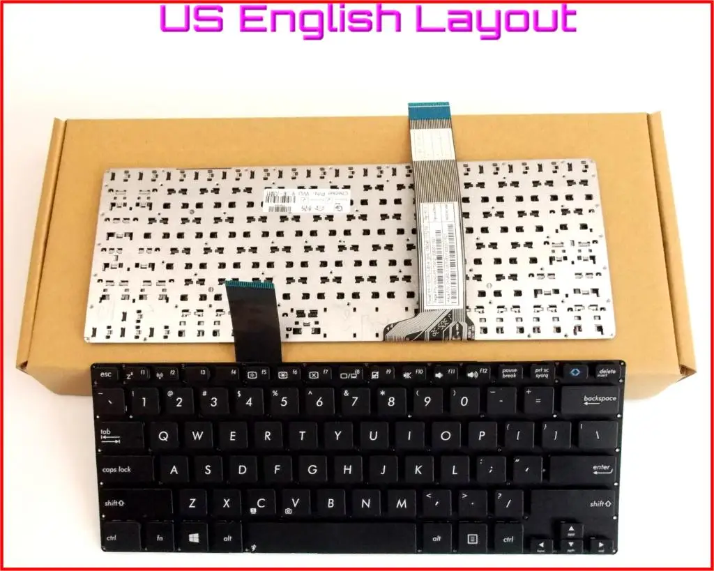 

New Keyboard US English Version for ASUS MP-11N53US-5281W 0KN0-P51US12 0KNB0-3105US00 Laptop No Frame