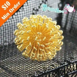 2014 Jewelry Korean style Classic Dandelion Ring Adjustable R137 R138 | Обустройство дома