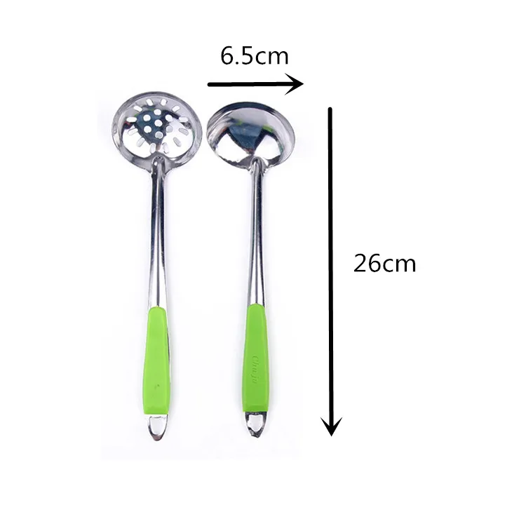 Дуршлаг Из Нержавеющей Стали ложка для супа длинная ручка ситечко инструменты