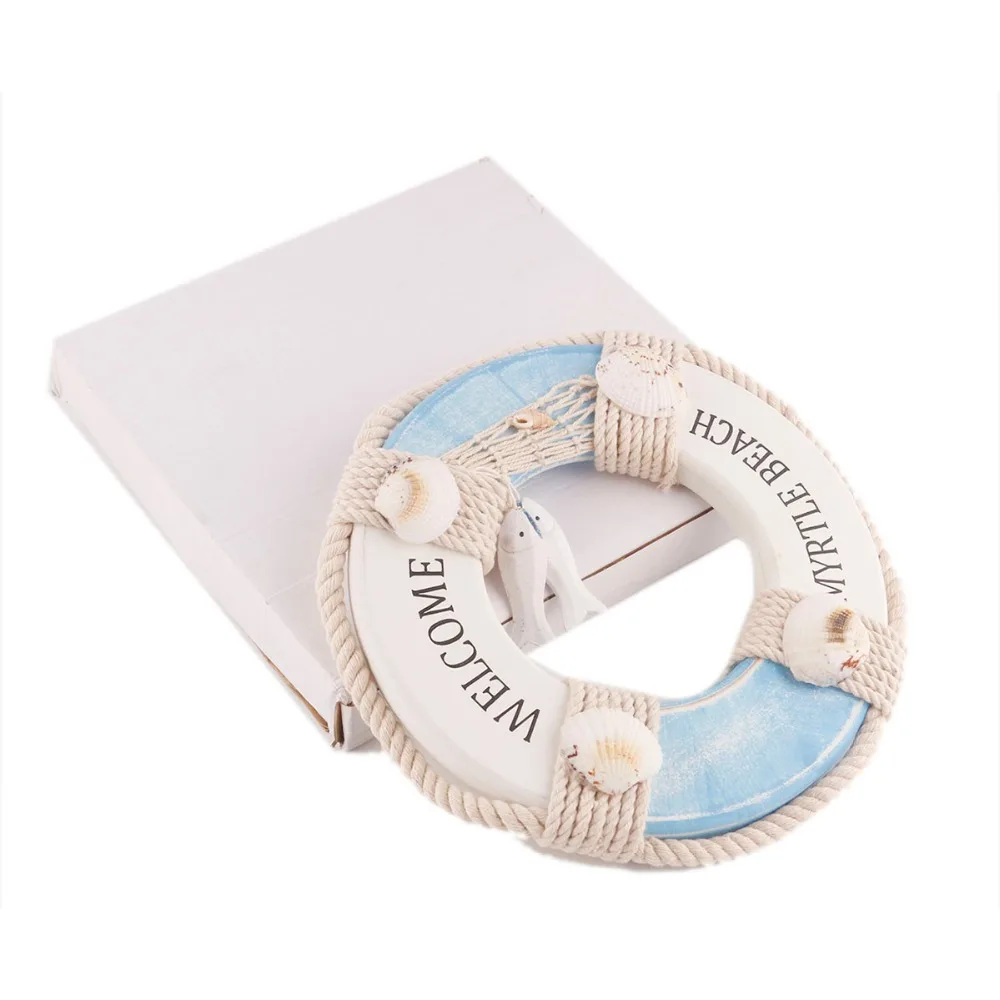 2 размера спасательный круг деревянный домашний декор сосновый для спальни