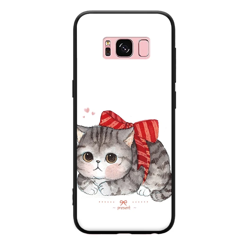 Халат с капюшоном в виде животного розовый котенок шаблон для Xiaomi A1 5X RedMi 4A 4X5 плюс huawei Honor 6X 7X P8 P9 P10 P20 Lite жесткий чехол для телефона - Цвет: 7420