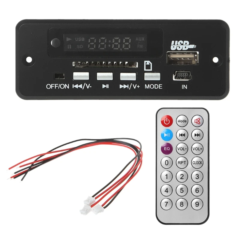 Новый беспроводной MP3 плеер декодер плата аудио модуль USB радио с дистанционным