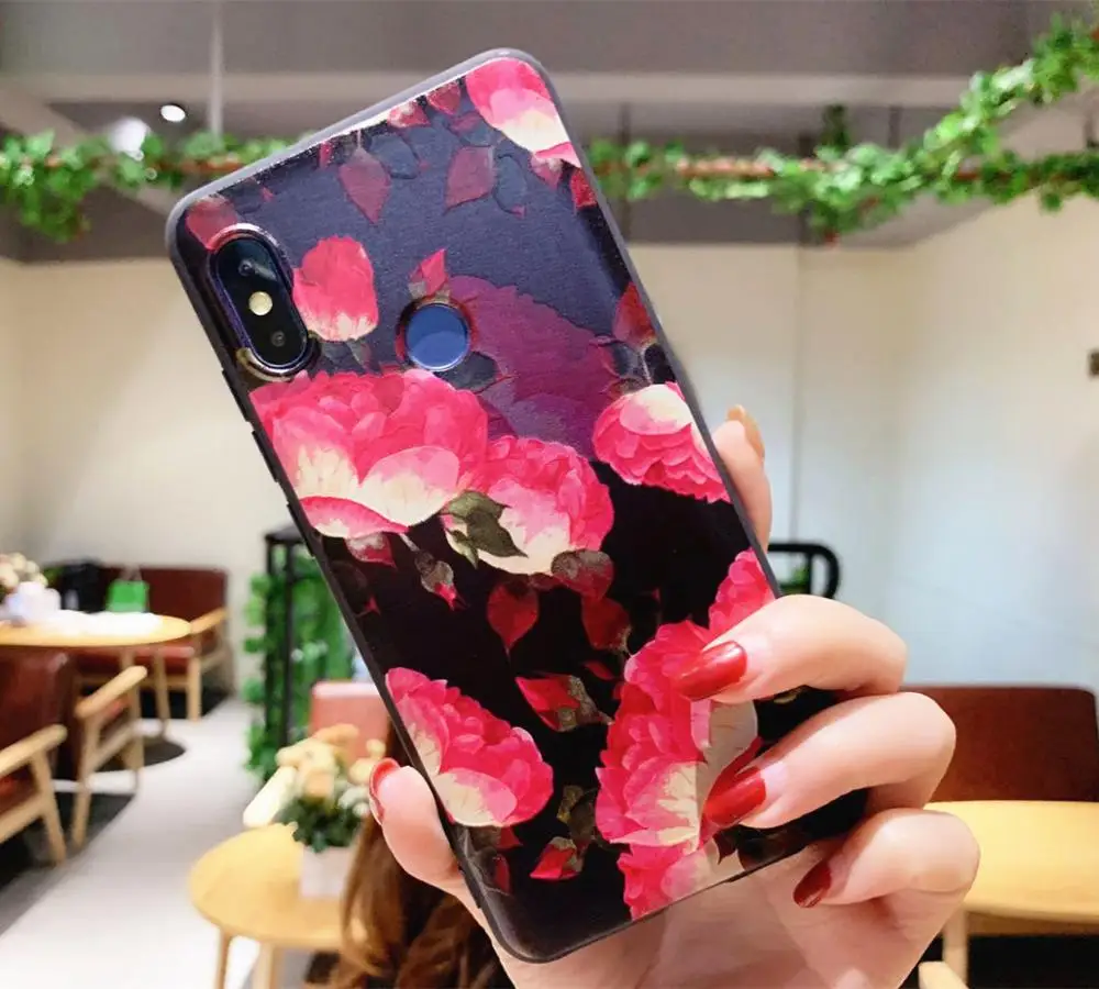 Чехол для Xiaomi Mi 8 lite 15 цветов 3D узор новый дизайн мягкий силиконовый чехол из ТПУ