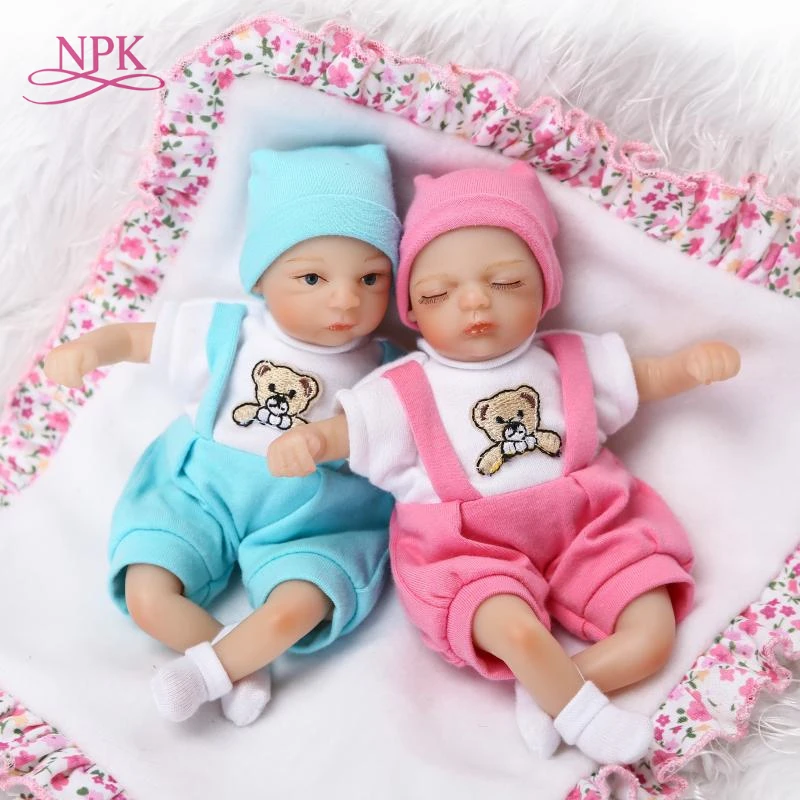 NPK super mini reborn baby мягкий силиконовый виниловый подарок для детей на день рождения и