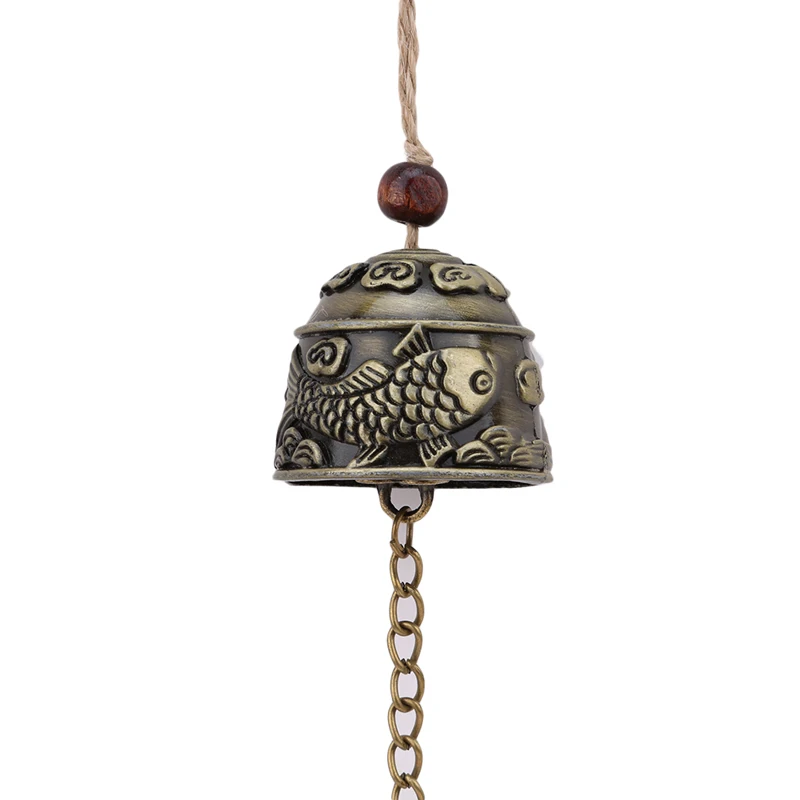 Blessing Luck Bell Feng Shui металлический колокольчик ветра Новая мода Фортуна домашнее
