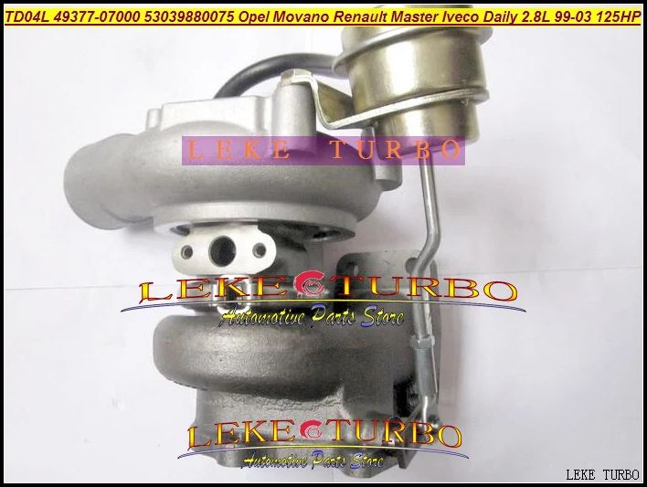 TD04L 49377 07000 53039880075 53039880034 53039700034 турбо для IVECO ежедневно OPEL Movano Master 99 454126 S. 8140 43 2.8L|turbo