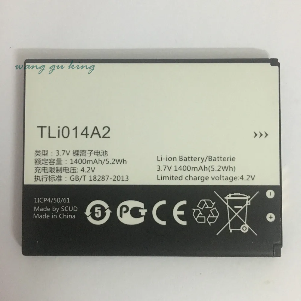 1400 мАч TLi014A2 для Alcatel Pixi 3 4 5 &quot4027 4027A 4027D 4027X4010 4010D 4012 4030 4030D 4030A 5020 5020D 4033D 4007D батарея |