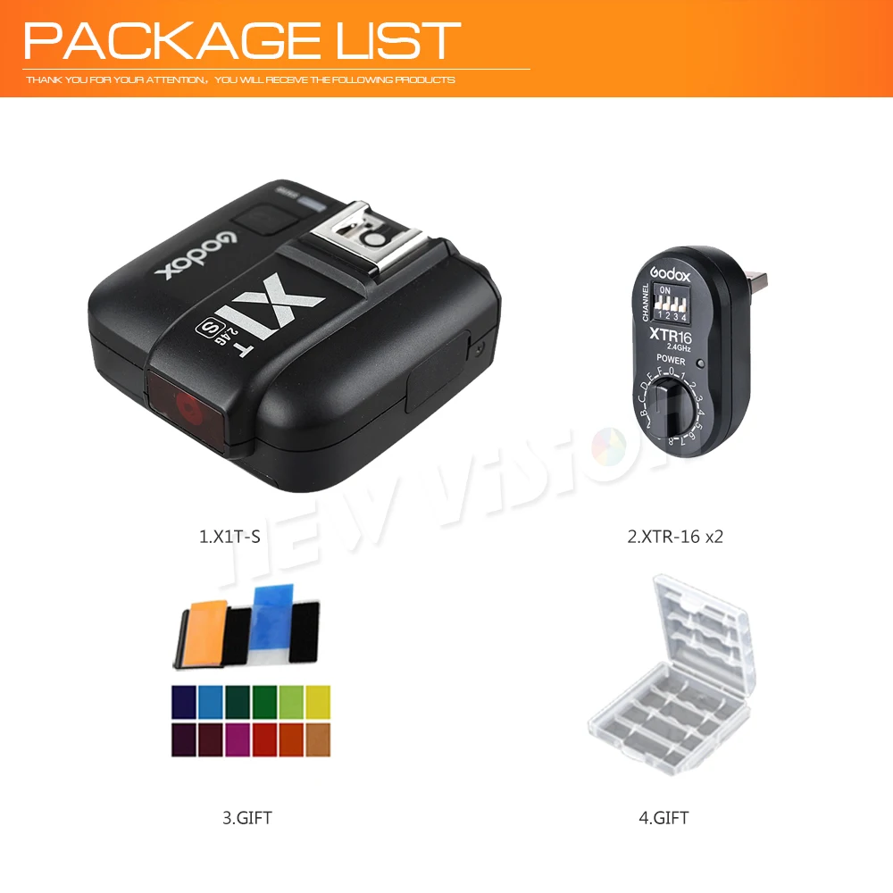 Godox X1T S TTL 2 4G передатчик вспышки + 2x XTR 16 приемники Набор для камеры Sony A7RII A7R A58 DE300 DE400