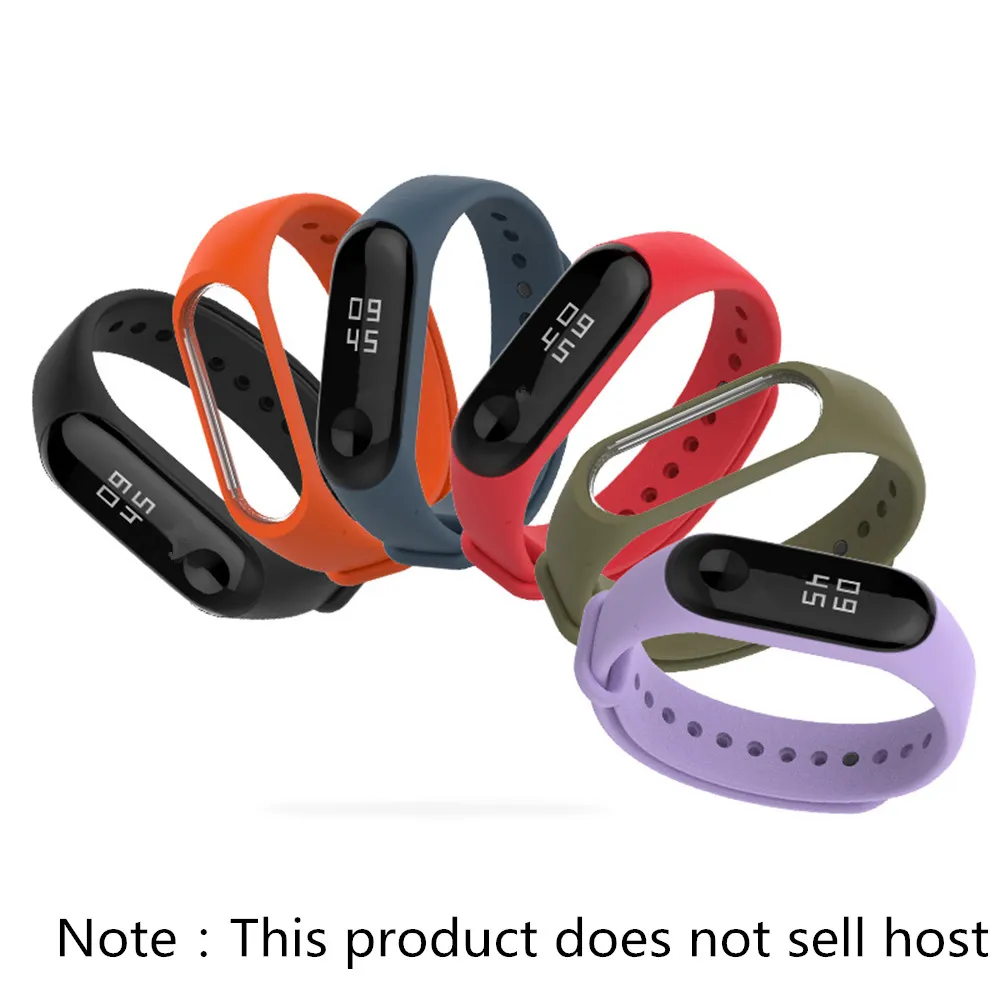 Силиконовый ремешок для xiaomi mi band 4 3 Аксессуары браслета спортивный браслет часов