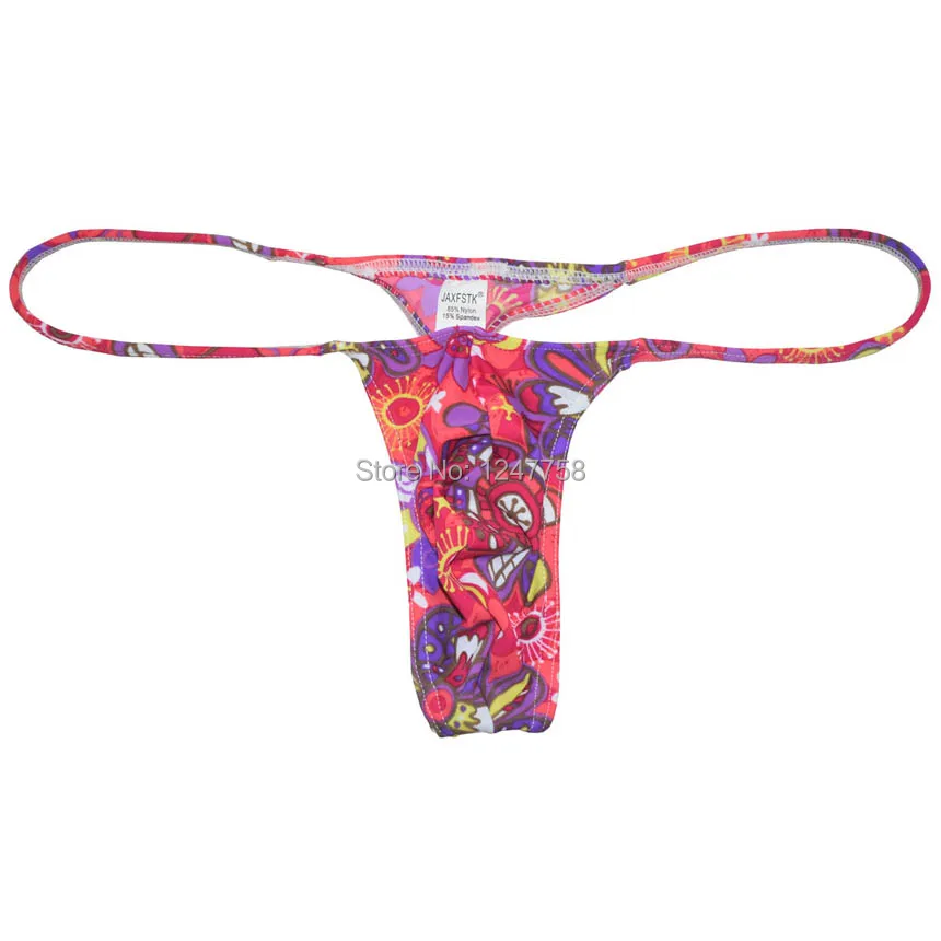 Мужские стринги с принтом мужское нижнее белье плавательные нейлоновые шорты