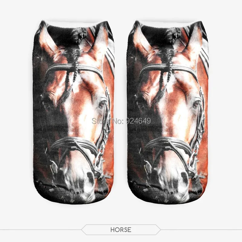 Мужские и женские носки с 3D-принтом в виде животных | Мужская одежда