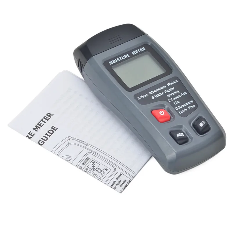 

10PCS Wood Moisture Meter Paper Cardboard Timber Humidity Tester Wood Hygrometer Analyzer Vochtmeter Damp Meter Range 0~99.9%