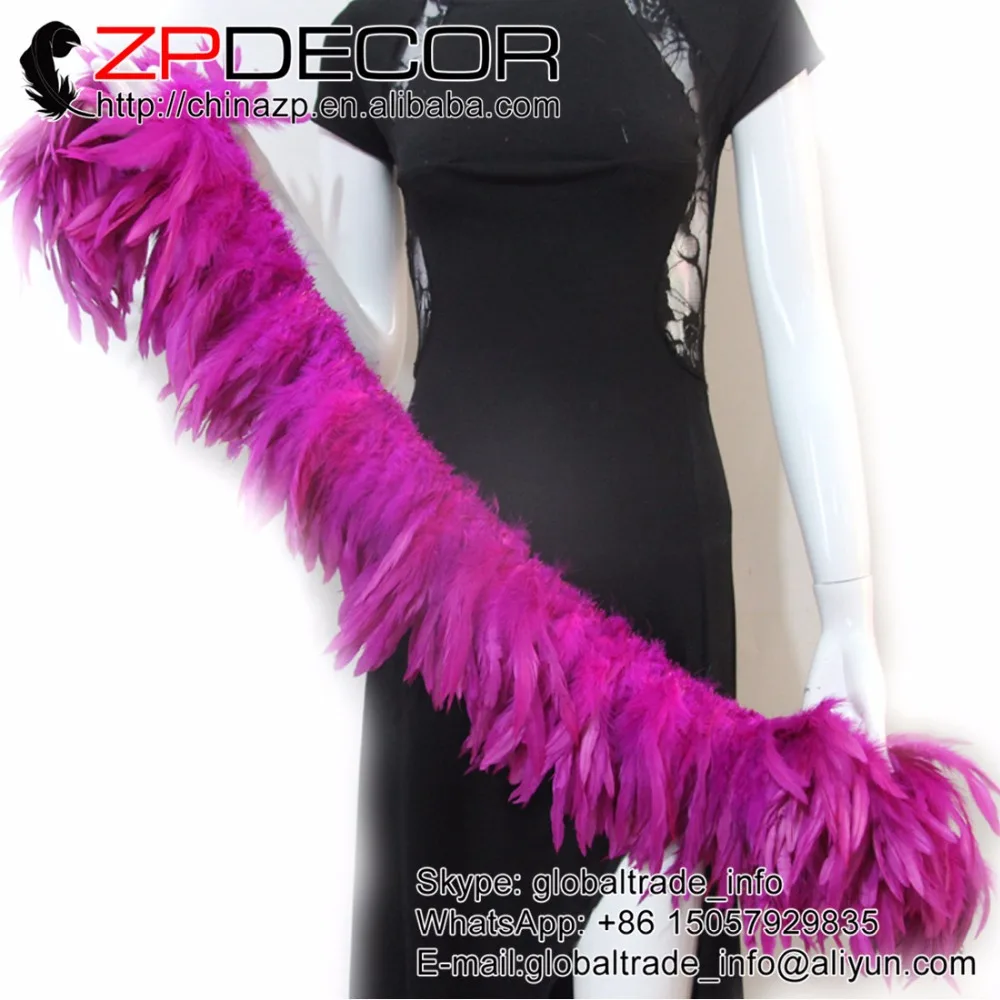 ZPDECOR 800 шт./лот 6 8 дюймов красивый отбеливатель крашеный петух шлаппен перья цвет