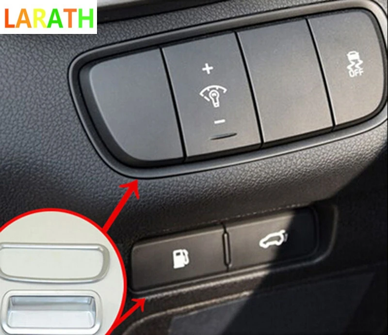 Для KIA Sorento 2015 ABS хромированные кнопки переключения фар декоративные накладки