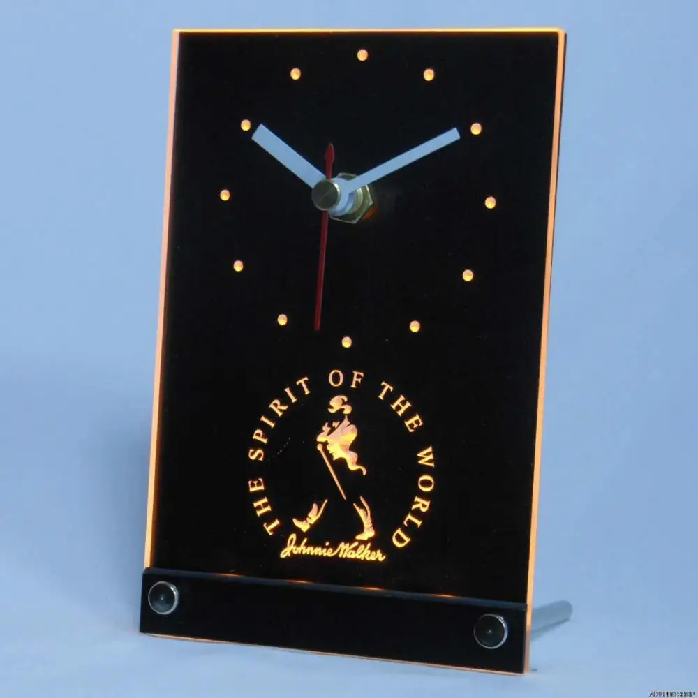 Настольные 3D часы tnc0125 Johnnie Walker|3d led clock|3d clockclock 3d |