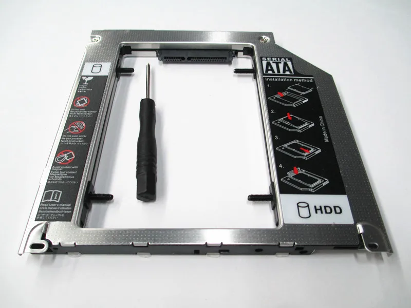 Сверхтонкий USB 2 0 Слот в комплекте DVDDRW чехол для DVD и 15 &quot17&quot HDD SSD Optibay адаптер й Caddy