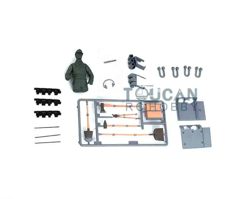 

US Stock Heng Long 1/16 Tiger I RC Tank 3818 Spare Parts Decoration Bag TH00181