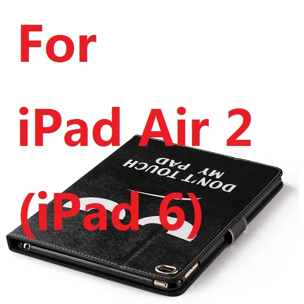 QUWIND Do Not Touch My Pad Поддержка Защитная крышка чехол для iPad Air 1 2 iPad Mini 1 2 3 iPad 2/3/4 Pro 9,7 10,5 iPad - Цвет: For iPad Air 2