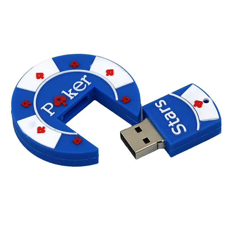 Забавная игра, USB флеш-накопитель, 4 ГБ, 8 ГБ, 16 ГБ, 32 ГБ, 64 ГБ, Poker Stars, флеш-диск USB 2,0, диск памяти, внешний накопитель