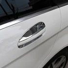 Хромированная автомобильная ручка для Mercedes Benz GLKGLMLC Class W204 X204 ABS, декоративные аксессуары для автомобильной двери