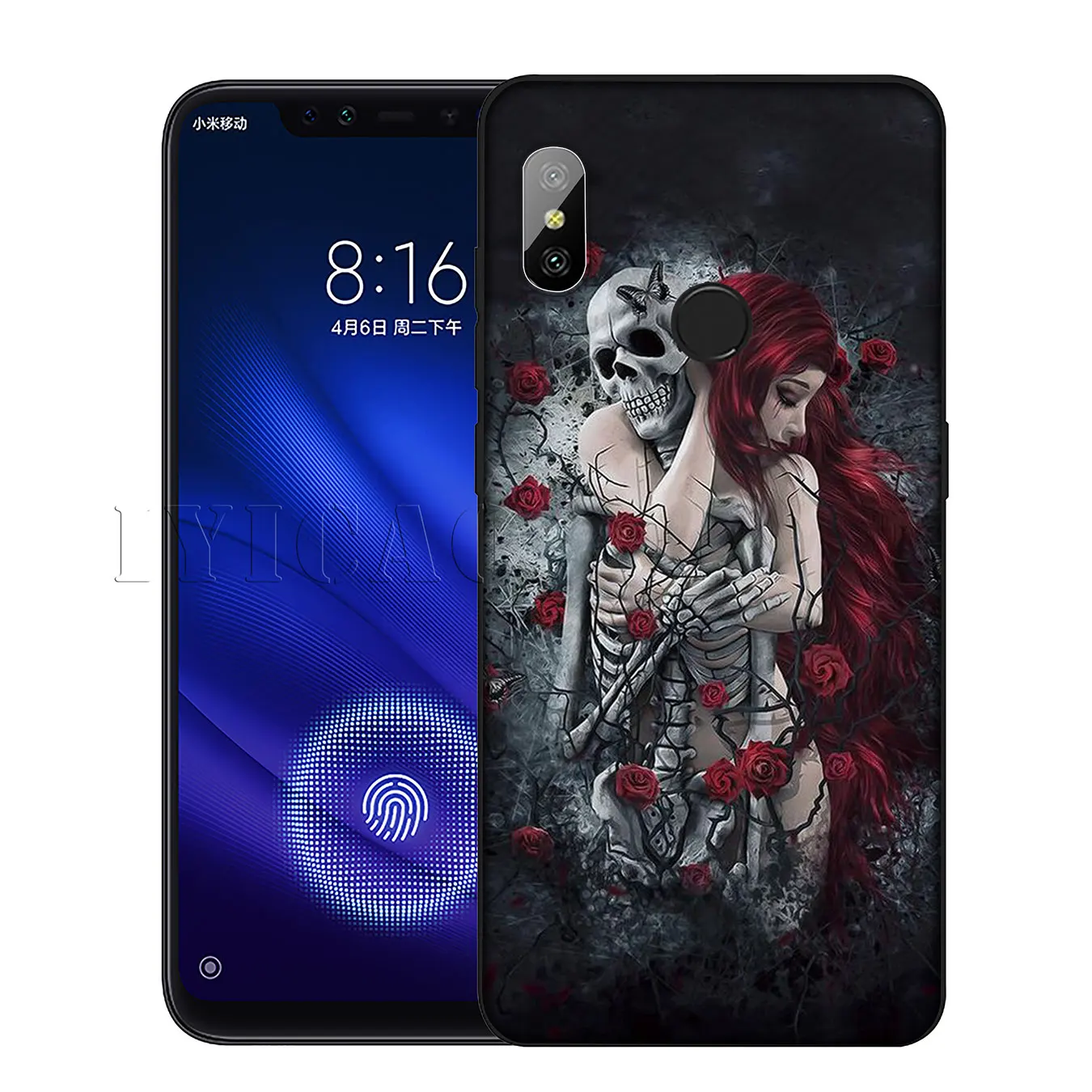 Мягкий силиконовый чехол с рисунком «Кошмар перед Рождеством» для Xiaomi Redmi 6A 5A Note 8 7 4X5 Plus 6 Pro, черный чехол из ТПУ