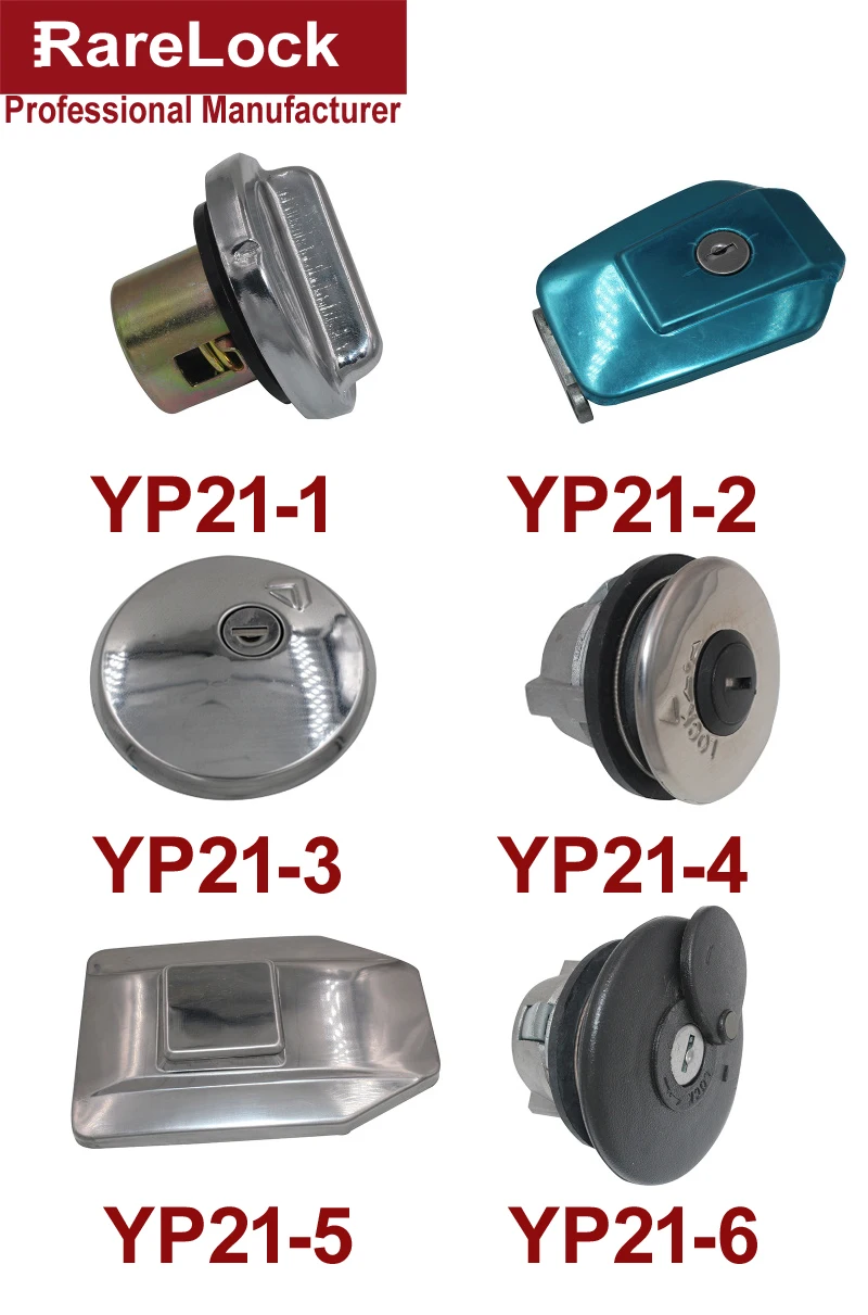 Цинковый сплав топливный бак крышка Газа переключатель замок набор ключей