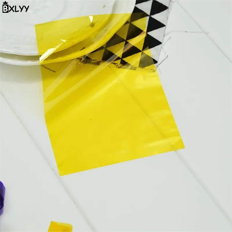 BXLYY новинка 50 шт. прозрачная цветная бумага для упаковки конфет нуги детские