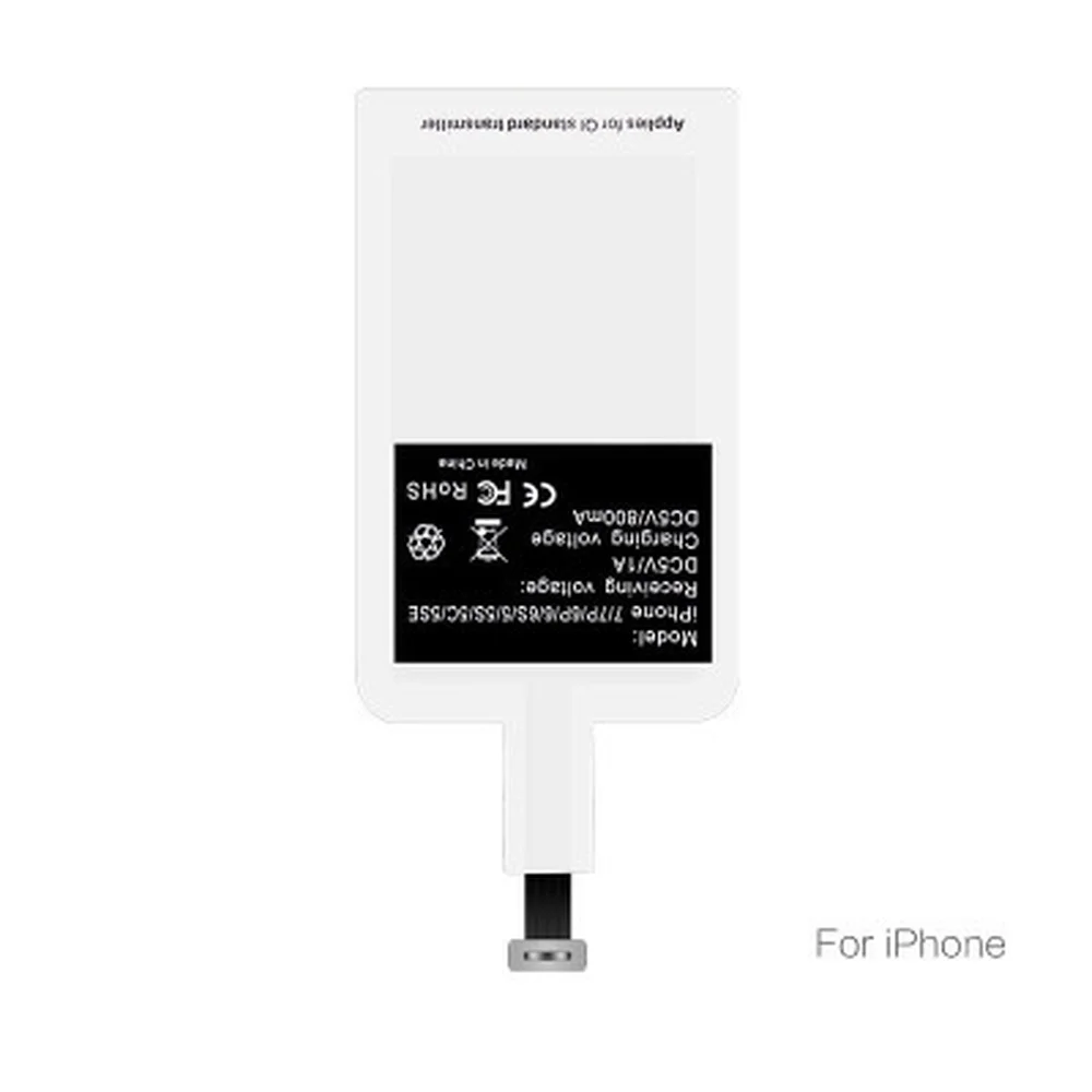Qi беспроводной зарядный приемник Micro USB Type C универсальное Быстрое беспроводное