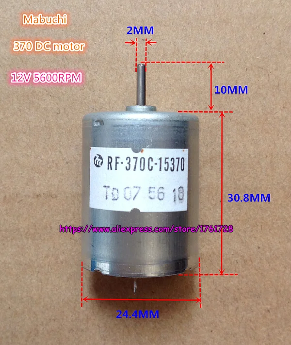 Совершенно новый Mabuchi 370 мотор RF 370C 15370 12В микро DC ~|magnet back|magnet windowsmagnet |