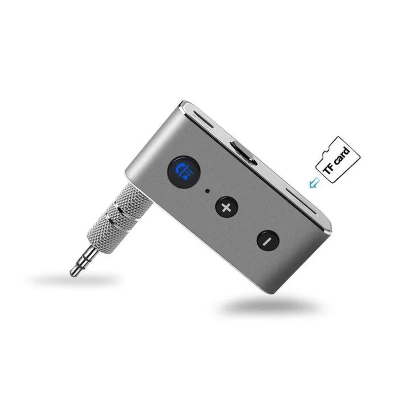 Bluetooth автомобильный комплект Handsfree 3 5 мм Aux аудио приемник адаптер A2DP Беспроводная